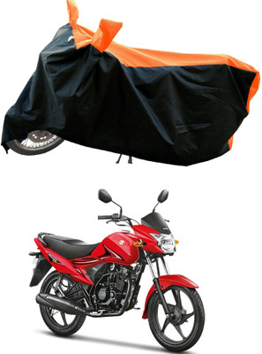 DeepShakshi AUTOMOTIVE Waterproof Two Wheeler Cover for Suzuki(Hayate EP, Orange)