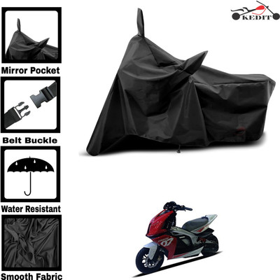 KEDIT Two Wheeler Cover for TVS(Creon, Black)