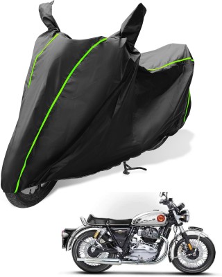 Auto Hub Waterproof Two Wheeler Cover for Royal Enfield(Interceptor 650, Black)