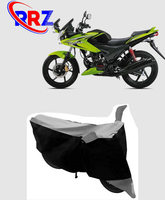 RRZ Waterproof Two Wheeler Cover for Honda(CBF Stunner, Black, Grey)