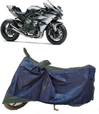 AutoKick Two Wheeler Cover for Kawasaki(Ninja H2, Multicolor)