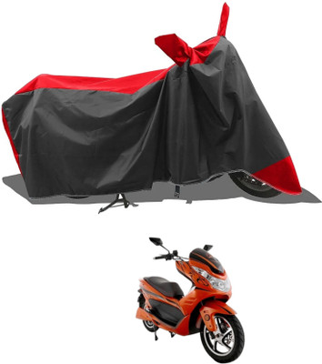 KEDIT Two Wheeler Cover for Okinawa(Cruiser, Red)