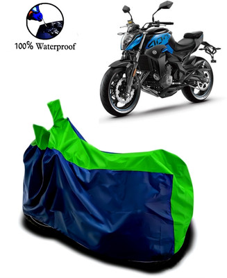 APNEK Waterproof Two Wheeler Cover for CFMoto(400NK, Green, Blue)