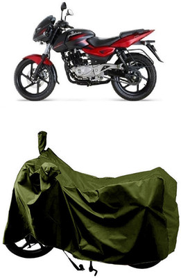 SUGASHRI Waterproof Two Wheeler Cover for Bajaj(Pulsar 180 DTS-i, Green)