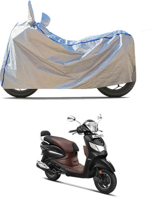 PAGORA Waterproof Two Wheeler Cover for Hero(Pleasure Plus, Silver)