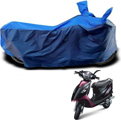 DeepShakshi AUTOMOTIVE Waterproof Two Wheeler Cover for TVS(Scooty Streak, Blue)