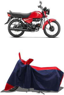 SUGASHRI Waterproof Two Wheeler Cover for Hero(CD Dawn, Red, Blue)