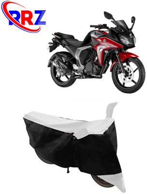 RRZ Waterproof Two Wheeler Cover for Yamaha(Fazer, Black, White)