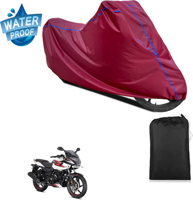 PAGORA Waterproof Two Wheeler Cover for Bajaj(Pulsar 220F, Maroon)