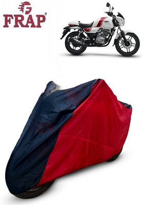 Frap Two Wheeler Cover for Bajaj(V15, Red, Black)