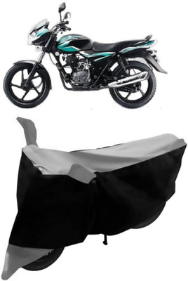 NEXTON Waterproof Two Wheeler Cover for Bajaj(Discover 100 DTS-i, Grey, Black)