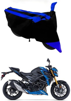 Genipap Two Wheeler Cover for Suzuki(GSX S1000F, Blue, Black)