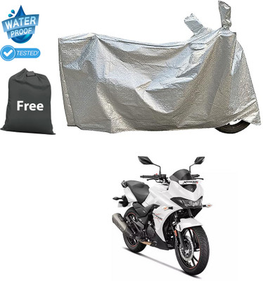 CODOKI Waterproof Two Wheeler Cover for Hero(Xtreme 200S, Silver)