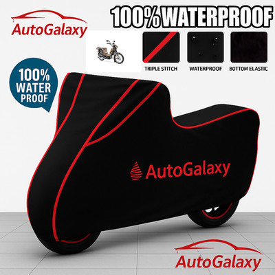 AutoGalaxy Waterproof Two Wheeler Cover for TVS(XL 100 Heavy Duty, Black)