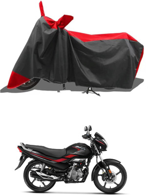 MMSSTAR Waterproof Two Wheeler Cover for Hero(Super Splendor, Red, Black)