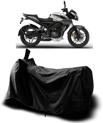 KEDIT Two Wheeler Cover for Bajaj(Pulsar 200 NS DTS-i, Black)