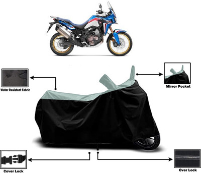 Amexride Two Wheeler Cover for Honda(CRF1000L Africa Twin BS6, Multicolor)