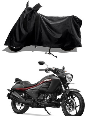 GROFATIK Two Wheeler Cover for Suzuki(Intruder 250 BS6, Black)