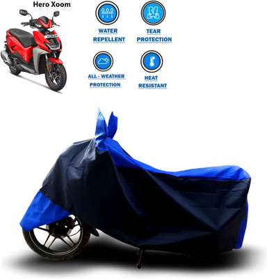 CODOKI Waterproof Two Wheeler Cover for Hero(Blue)