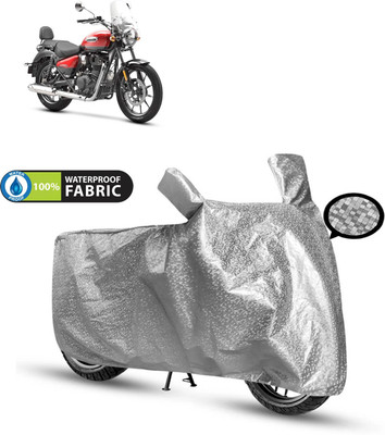 PAGORA Waterproof Two Wheeler Cover for Royal Enfield(Meteor 350, Silver)