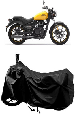 MMSSTAR Waterproof Two Wheeler Cover for Royal Enfield(Meteor BS6, Black)