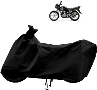 Horseyaart Waterproof Two Wheeler Cover for Yamaha(YBR 110, Black)