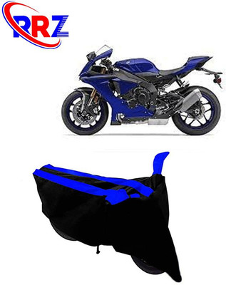 RRZ Waterproof Two Wheeler Cover for Yamaha(YZF, Black, Blue)
