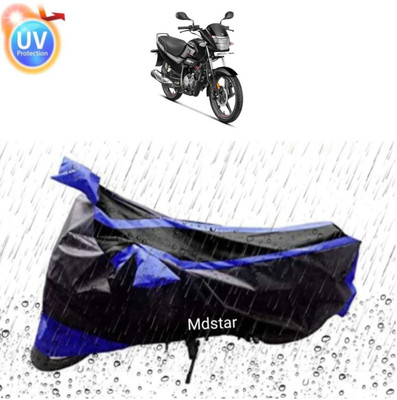 Mdstar Waterproof Two Wheeler Cover for Bajaj(Pulsar 125 Neon, Blue, Black)