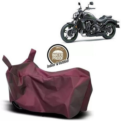 OliverX Waterproof Two Wheeler Cover for Kawasaki(Vulcan S, Maroon)
