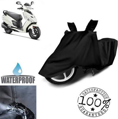RAAMKM Waterproof Two Wheeler Cover for Hero, Honda(Versys X 300, Black)