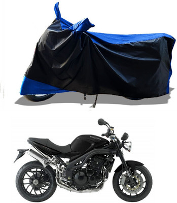 DeepShakshi AUTOMOTIVE Waterproof Two Wheeler Cover for Triumph(Speed Triple ABS, Blue)