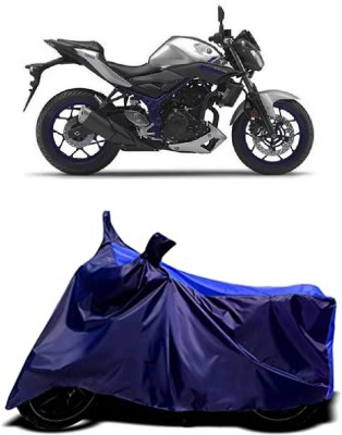 VESMEI Two Wheeler Cover for Yamaha(MT-03, Blue)