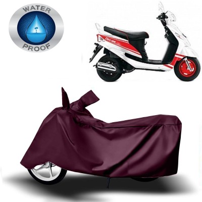 ROYAL AUTO MART Two Wheeler Cover for Mahindra(Rodeo RZ, Maroon)