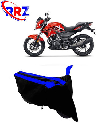 RRZ Waterproof Two Wheeler Cover for Hero(Xtreme 200R, Black, Blue)