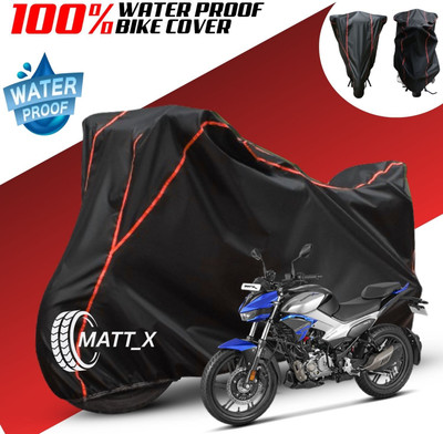 MATT_X Waterproof Two Wheeler Cover for Hero(Xtreme, Black, Blue)