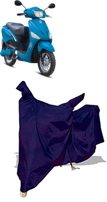 Amexride Two Wheeler Cover for Hero Electric(Electric Optima Li, Blue)