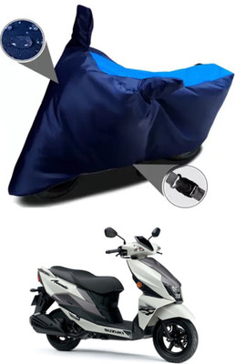 RONISH Waterproof Two Wheeler Cover for Suzuki(Avenis 125, Blue)