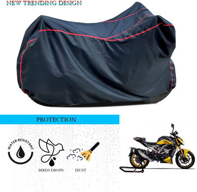 ANTHUB Waterproof Two Wheeler Cover for TVS(Apache RTR 310, Black)