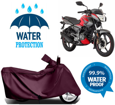 RTS COLLECTIONS Waterproof Two Wheeler Cover for Bajaj(Pulsar 135 BS6, Maroon)