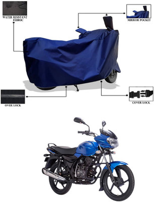 CODOKI Waterproof Two Wheeler Cover for Bajaj(Discover 100 DTS-i, Blue)