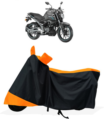 Tricway Two Wheeler Cover for Yamaha(FZ-S Fi Version 3.0, Orange)