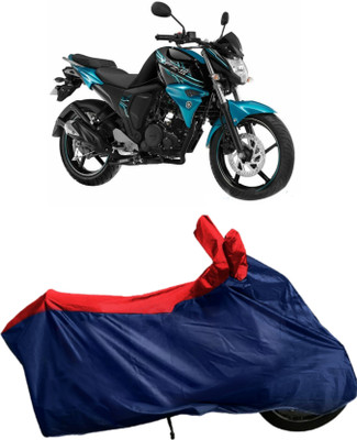 Autofly Waterproof Two Wheeler Cover for Yamaha(FZ S FI (V 2.0), Blue, Red)
