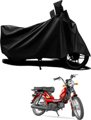 AASHTIK MART Two Wheeler Cover for TVS(Heavy Duty Super XL, Black)