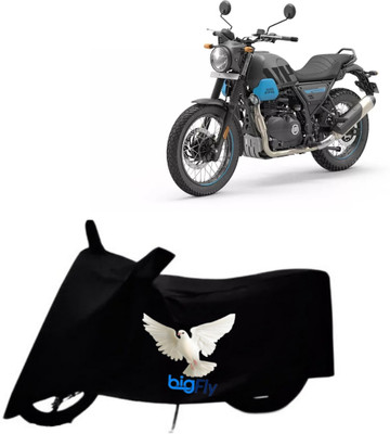 BigFly Waterproof Two Wheeler Cover for Royal Enfield(Black)
