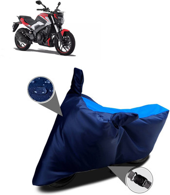 DeepShakshi AUTOMOTIVE Two Wheeler Cover for Bajaj(Dominar 250, Blue, Black)
