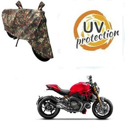 DeepShakshi AUTOMOTIVE Waterproof Two Wheeler Cover for Ducati(Monster 795, Multicolor)