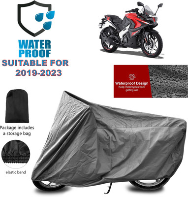 PAGORA Waterproof Two Wheeler Cover for Bajaj(Pulsar RS200 BS6, Grey)
