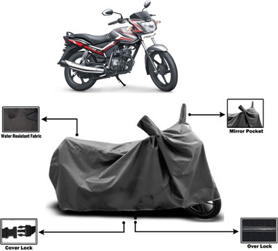 Amexride Two Wheeler Cover for TVS(Star City, Grey)