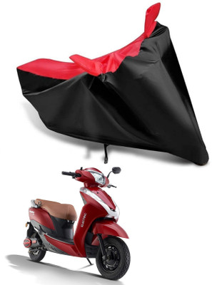 KEDIT Two Wheeler Cover for Ampere(Magnus Pro, Red, Black)
