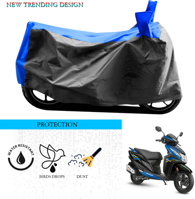 GOSHIV-car and bike accessories Waterproof Two Wheeler Cover for Honda(Dio, Grey, Blue)
